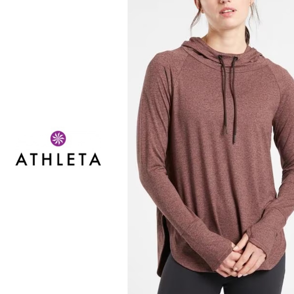 Athleta Uptempo hoodie - burgundy